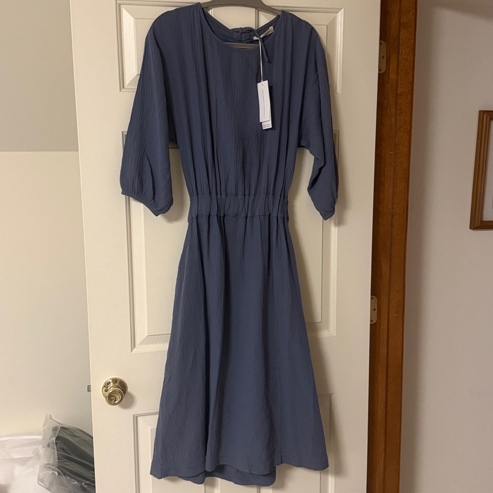 Beaumont Organic Ezili Organic Cotton Dress Pewter Small - Picture 4 of 7